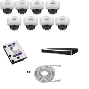 Set met 8 Hikvision DS-2CD2146G2-I