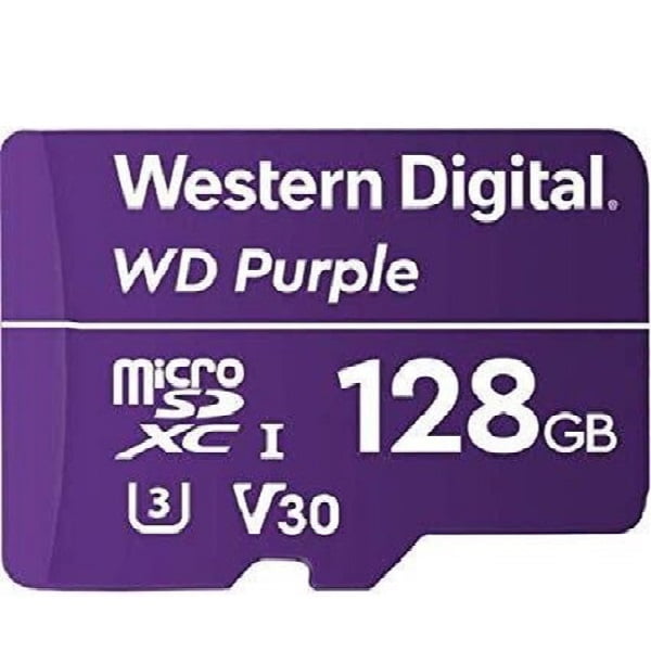 Western Digital Purple 128GB 1 Western Digital Purple 128GB Surveillance microSD