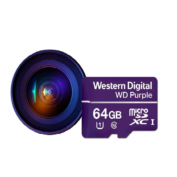 Western Digital Purple 64GB 3 Western Digital Purple 64GB Surveillance microSD