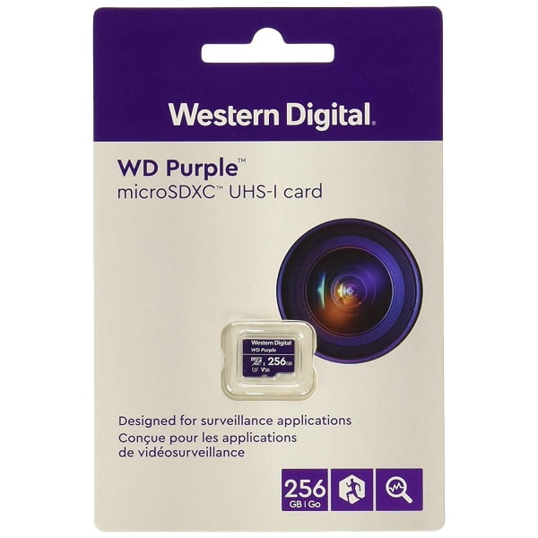Western Digital Purple Surveillance 256GB MicroSD 3