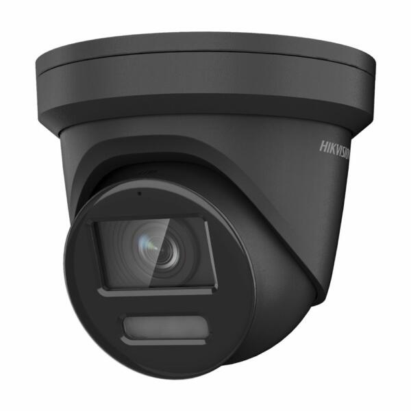 Hikvision DS 2CD2347G2 LSUSL zwart 1 Hikvision DS-2CD2347G2-LSU/SL zwart 2.8mm 4MP IP dome beveiligingscamera 