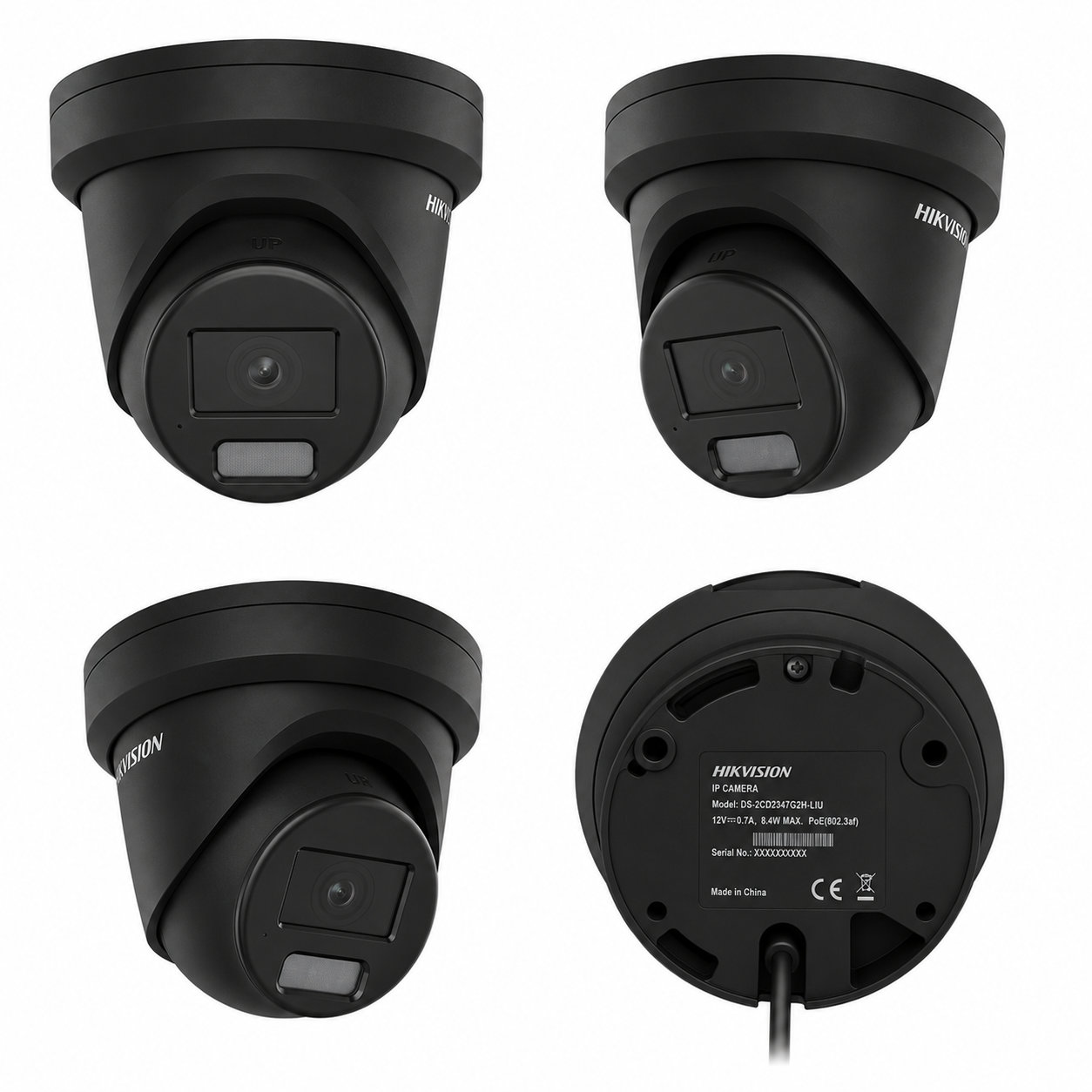 Hikvision DS-2CD2347G2H-LISU/SL – ColorVu Smart Hybride Vaste Camera, 4MP, WDR, 30m Verlichting, Wit