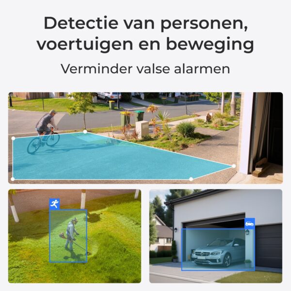 4 G Detect People Car Motion 1 1 Reolink Argus B320 beveiligingscamera met zonnepaneel