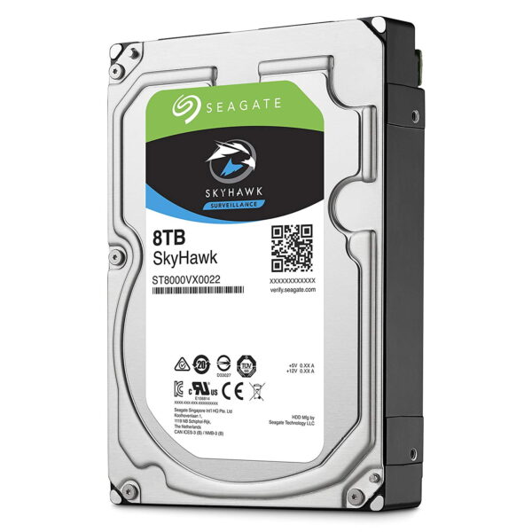 Seagate SkyHawk 8TB 3,5″ bewakingsharde schijf (ST8000VX004)