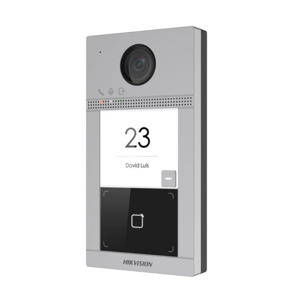 DS-KV8113-WME1(C) Metalen deurstation met 1 drukknop