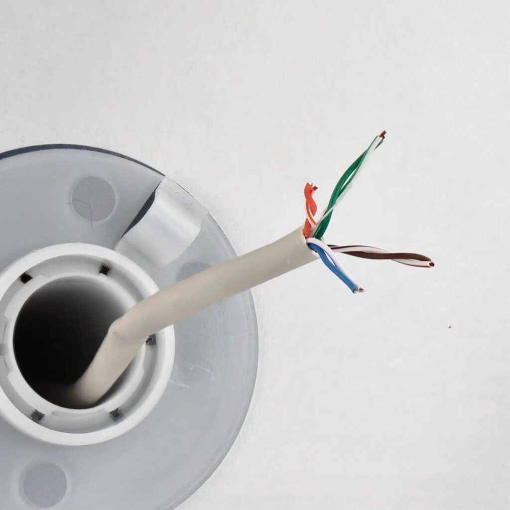 A-CCTV A-UTP-305M-CAT5E-CCA Cat5e UTP wit netwerkkabel 305 meter installatiekabel AWG24