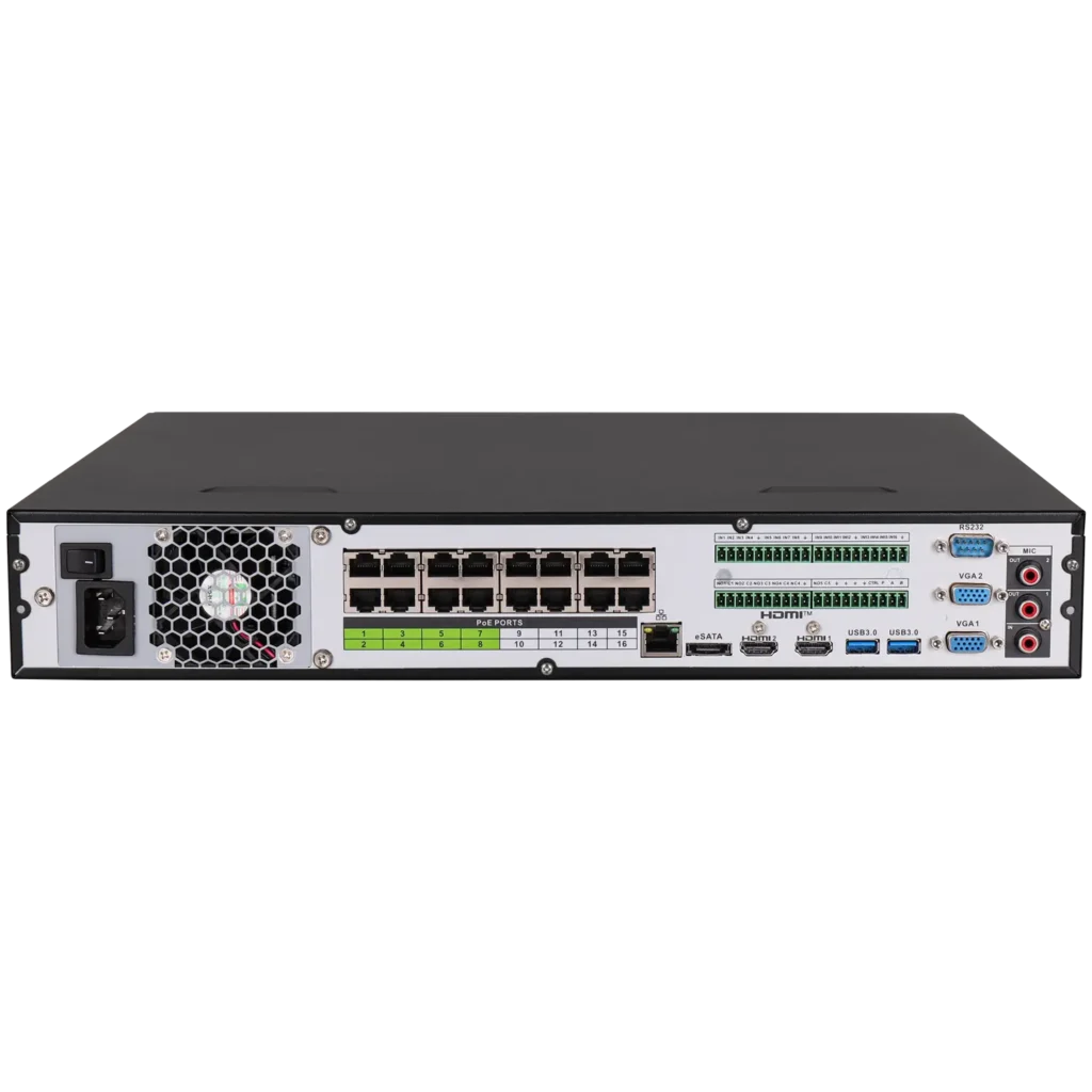 Dahua NVR5416-16P-EI 16-kanaals 32MP WizSense 4HDD IP video recorder - Afbeelding 2