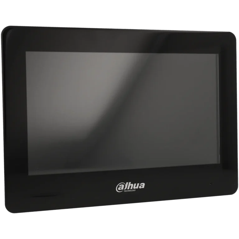 Dahua VTH5321GB-W 7 inch WiFi indoor monitor zwart