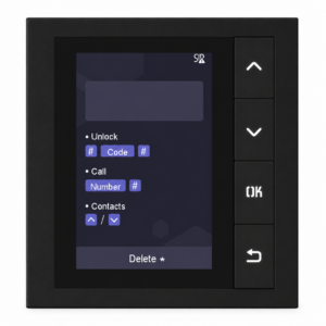 Hikvision DS-KD-DIS 3,5-inch displaymodule voor modulaire intercom