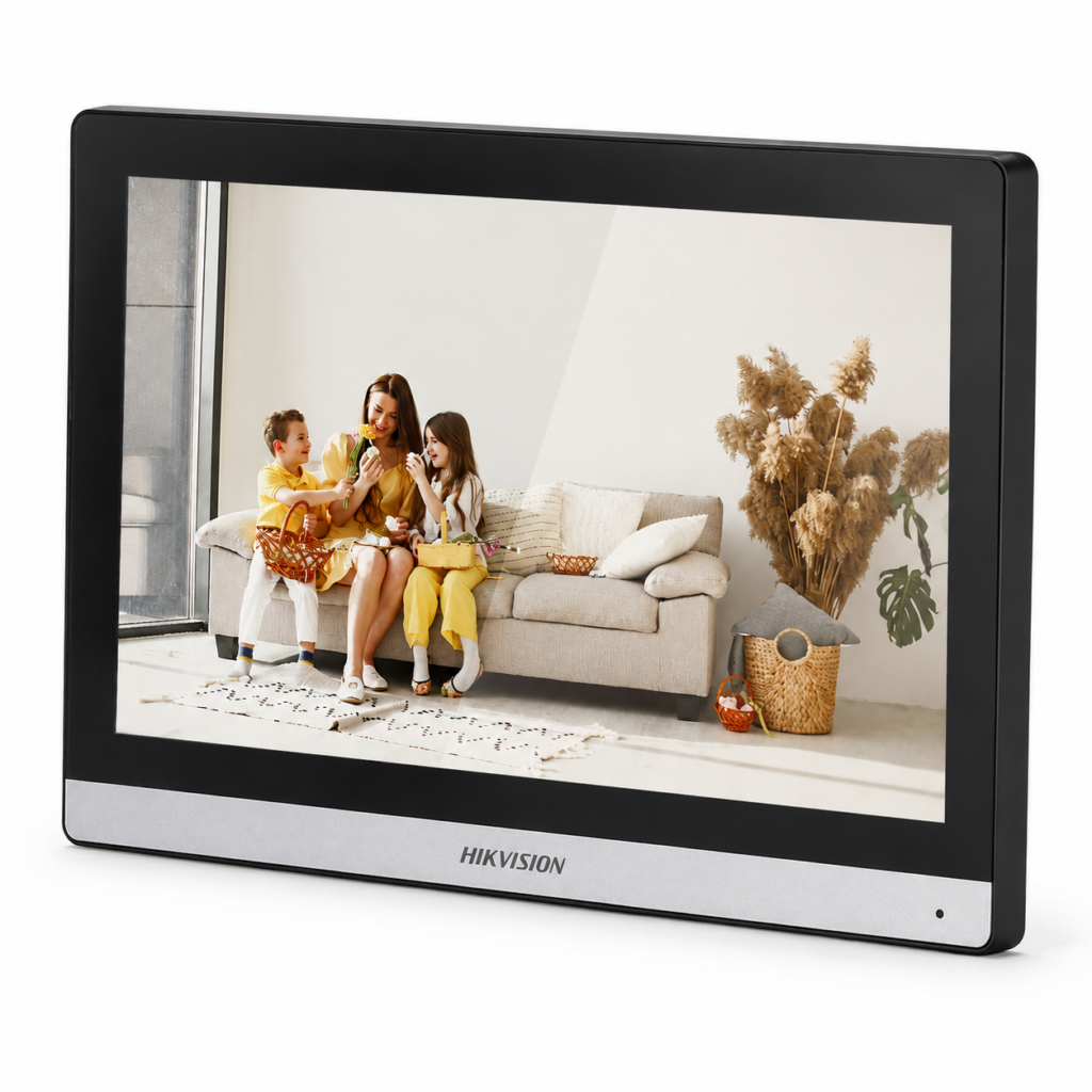 Hikvision DS-KH6350-WTE1 Zwart 7 inch IP Video Intercom Binnenpost