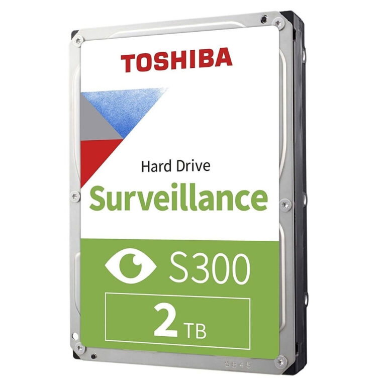 Toshiba S300 Surveillance HDD 2TB 3.5" SATA 5400RPM voor DVR & NVR