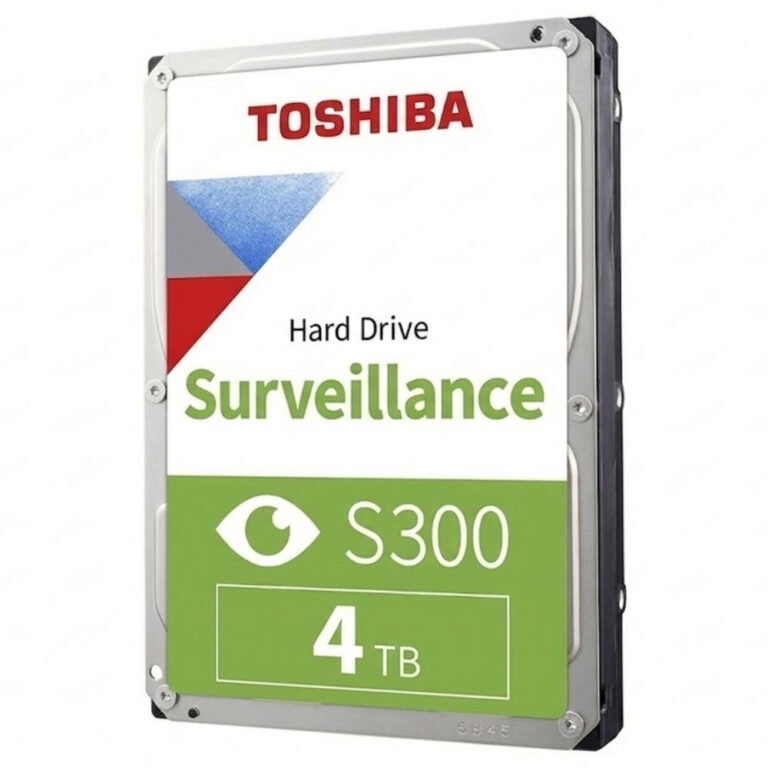 Toshiba S300 Surveillance HDD 4TB 3.5" SATA voor DVR en NVR