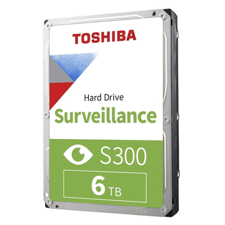 Toshiba S300 Surveillance HDD 6TB 3.5" SATA voor DVR en NVR