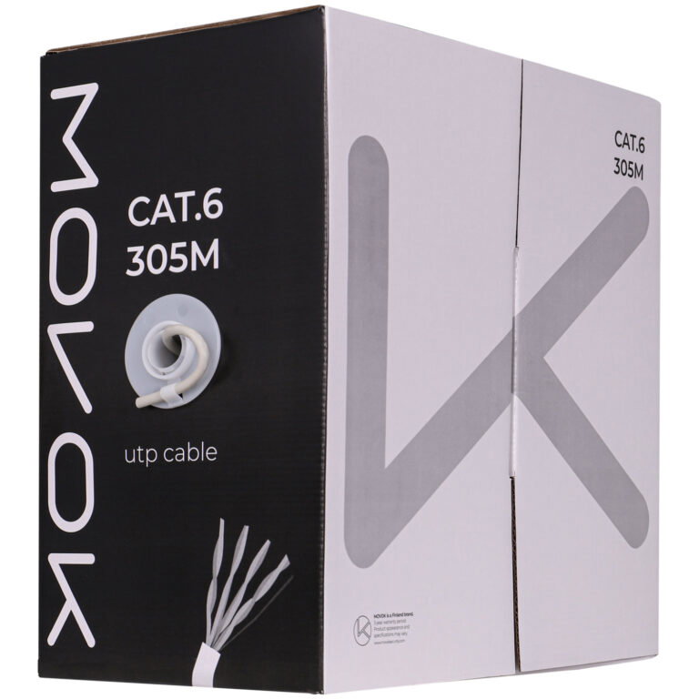 A-CCTV VK-UTP-305M-CAT6-CCA-LSHZ CAT6 UTP Netwerkkabel 305 meter