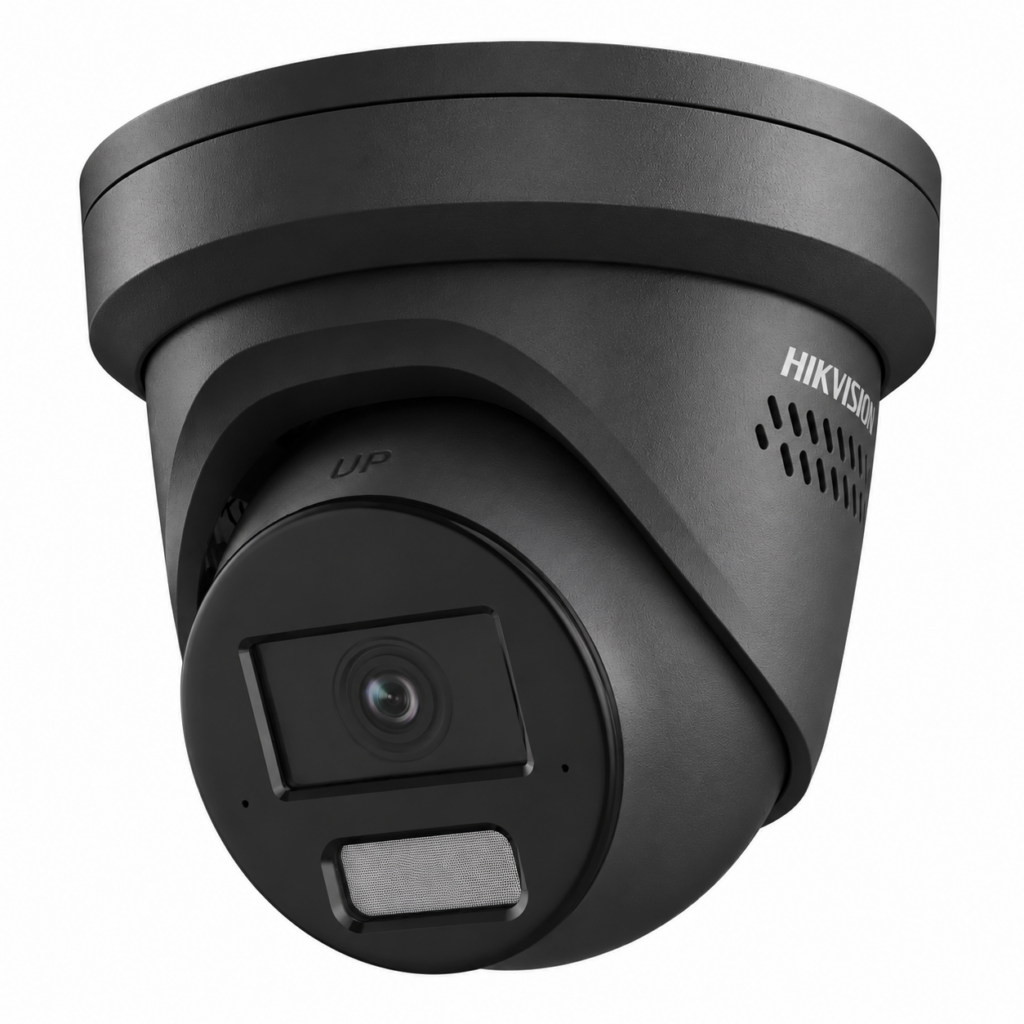 Hikvision DS-2CD2386G2H-IS2USL 2.8mm 8MP Zwart AcuSense Turret IP Camera