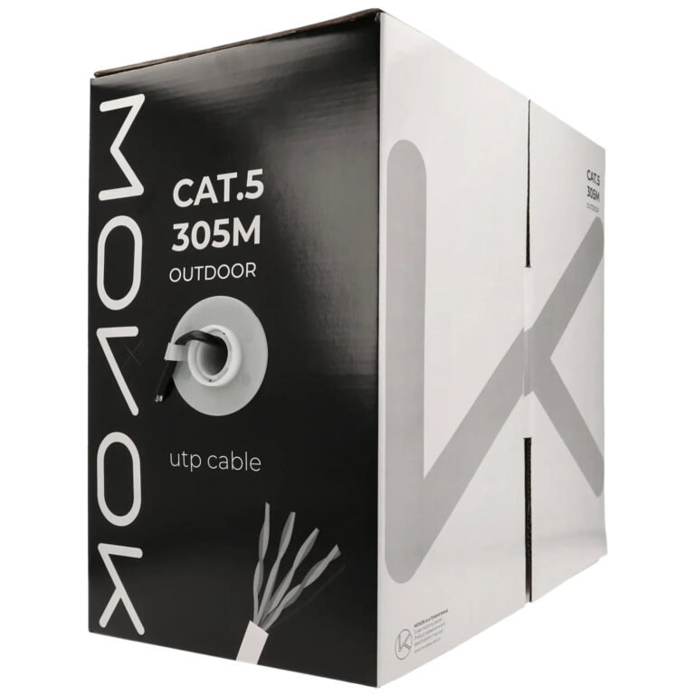 MOVOK VK-UTP-305M-CAT5E-CCA-OUT CAT5e UTP Buitenkabel 305 meter