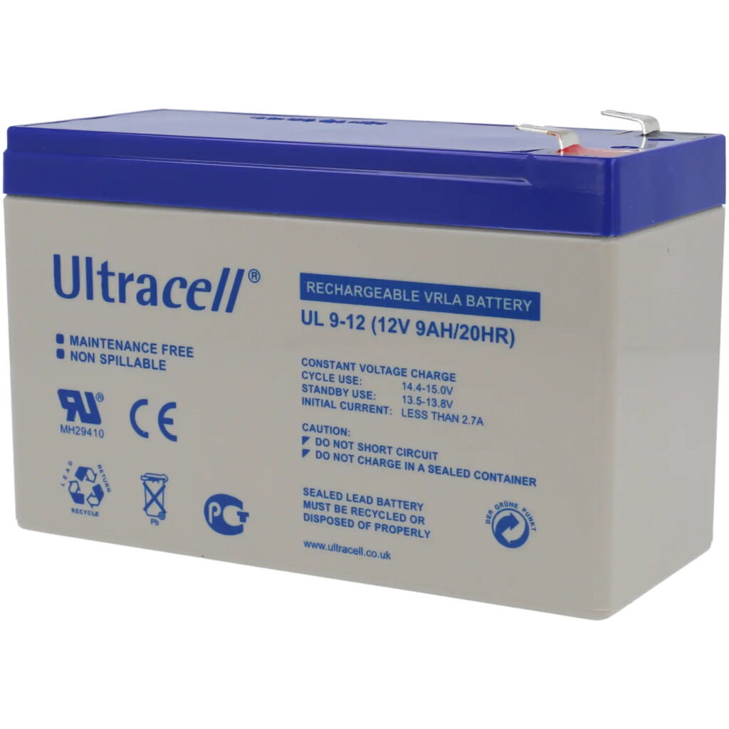 Ultracell UL9-12 12V 9Ah VRLA Loodaccu